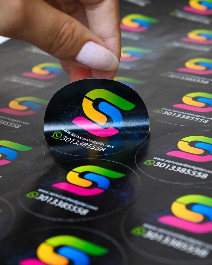 Stickers redondo personalizado