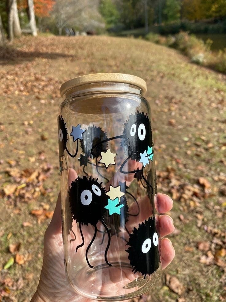 Botella de vidrio personalizada